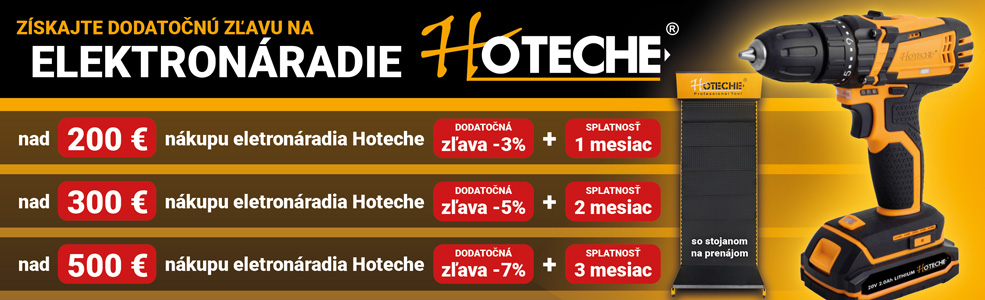 Akcia elektronáradie Hoteche